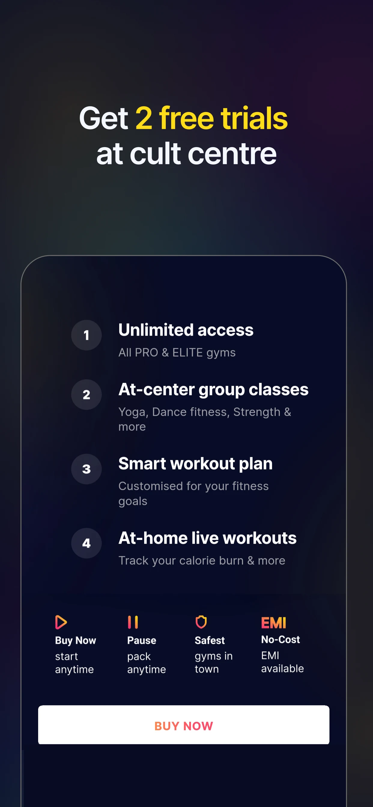 cult.fit Gym Workout & Fitness screenshot